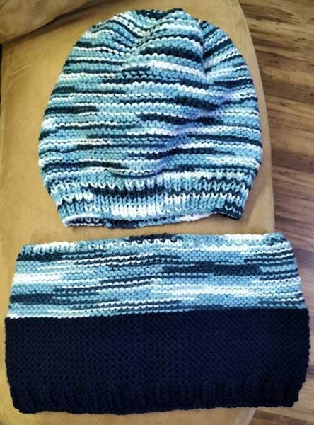 Adult Beanie & neck warmer
