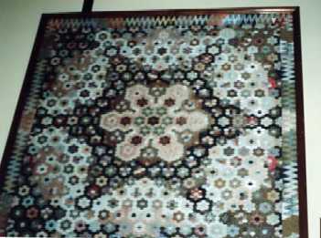 Grandmother`s Garden Quilt